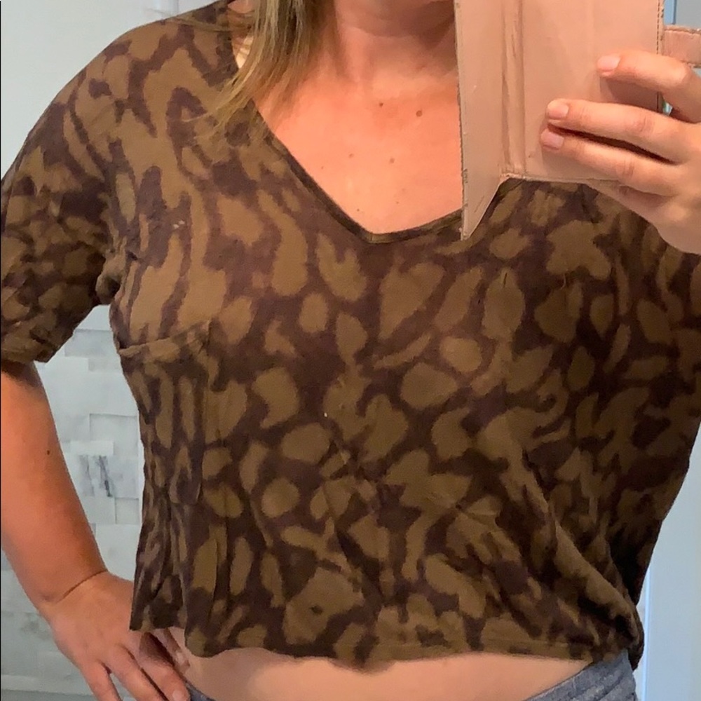 ❤️ super soft flowy crop top